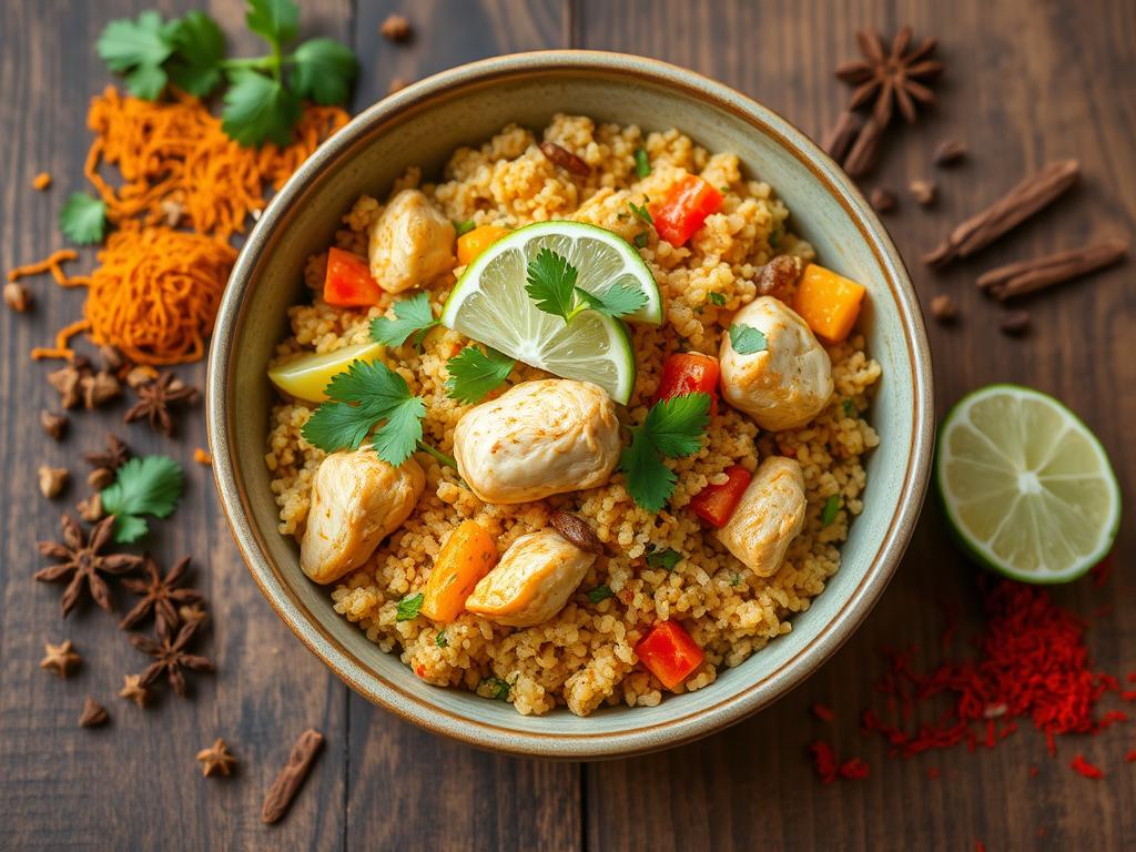 Quinoa Chicken Biryani