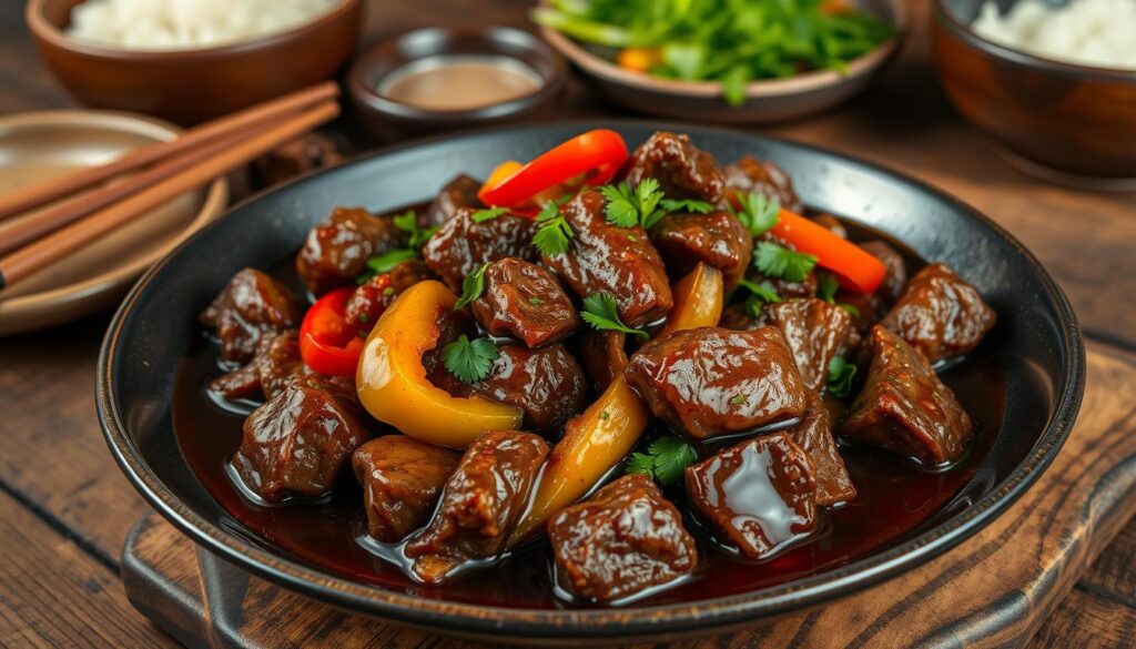 Braised Black Pepper Beef